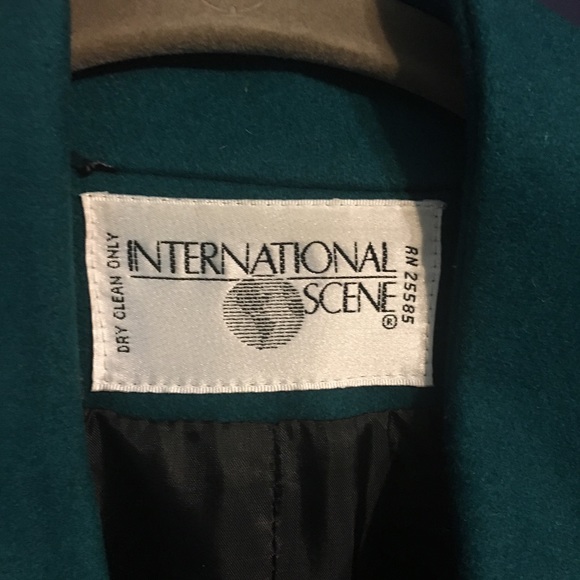 80s vintage wool overcoat - Picture 7 of 11